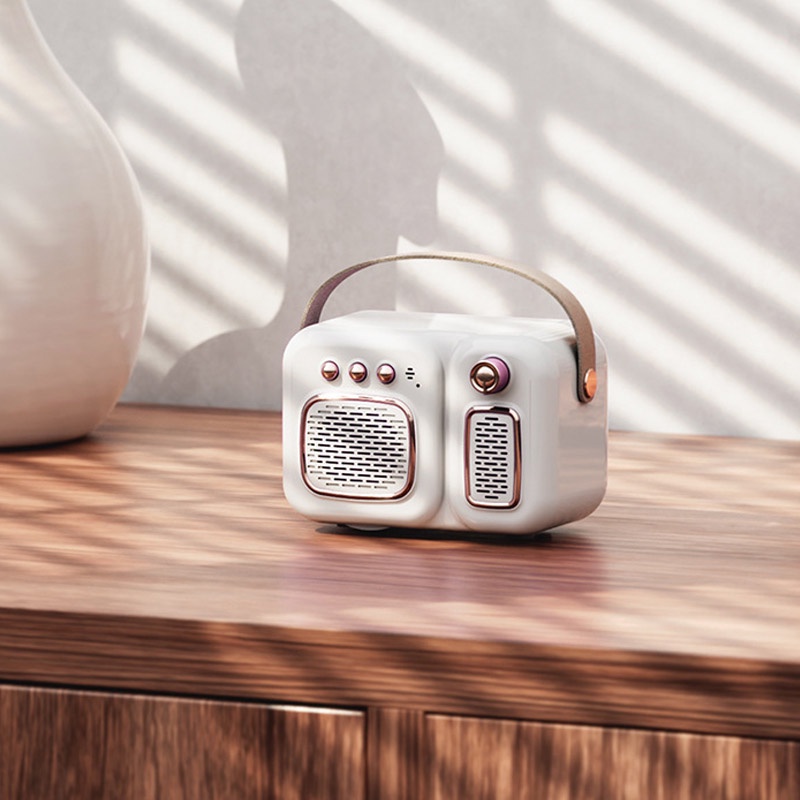 Loa Bluetooth không dây mini thiết kế cổ điển T3 decor trang trí phòng làm quà tặng ý nghĩa - mẫu mới 2022