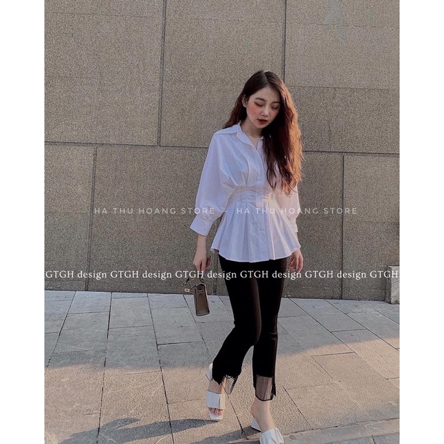 ÁO SƠMI EO CHIẾT LI mặc xinh,sang chảnh | BigBuy360 - bigbuy360.vn
