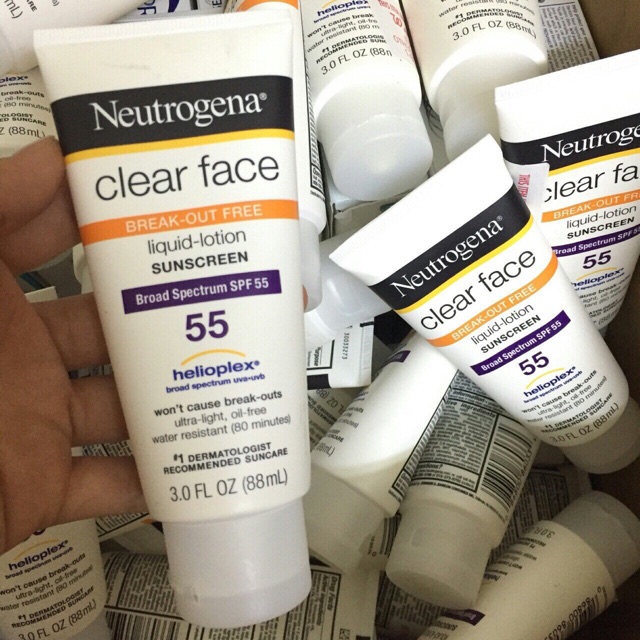 Kem Chống Nắng Neutrogena Clear Face SPF 55+++