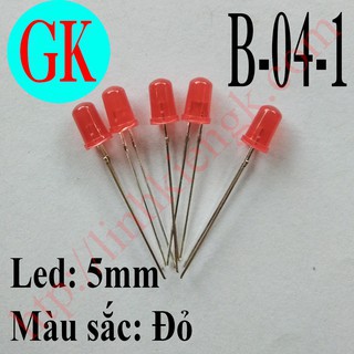 (50 cái) Led 5mm ánh sáng đỏ [K-04-07]