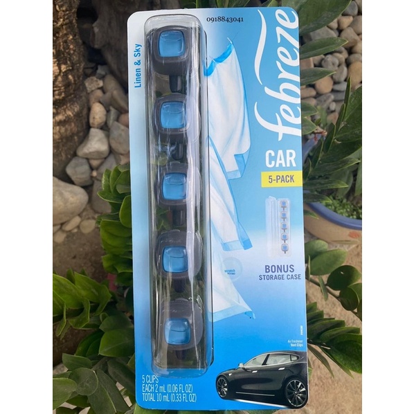 Nước hoa ô tô Febreze Air Freshener Car Vent Clips kẹp cửa gió điều hoà xe hơi