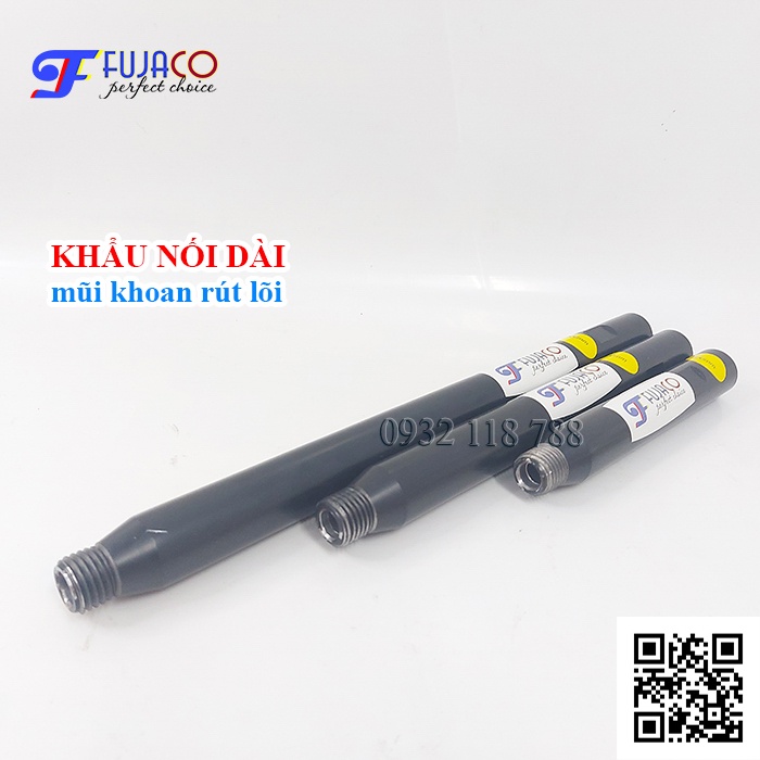 Khẩu nối dài mũi khoan rút lõi bê tông 200 mm - FUJACO cần nối giúp máy khoan có thể khoan sâu hơn 20 phân - FJCKNDMK200