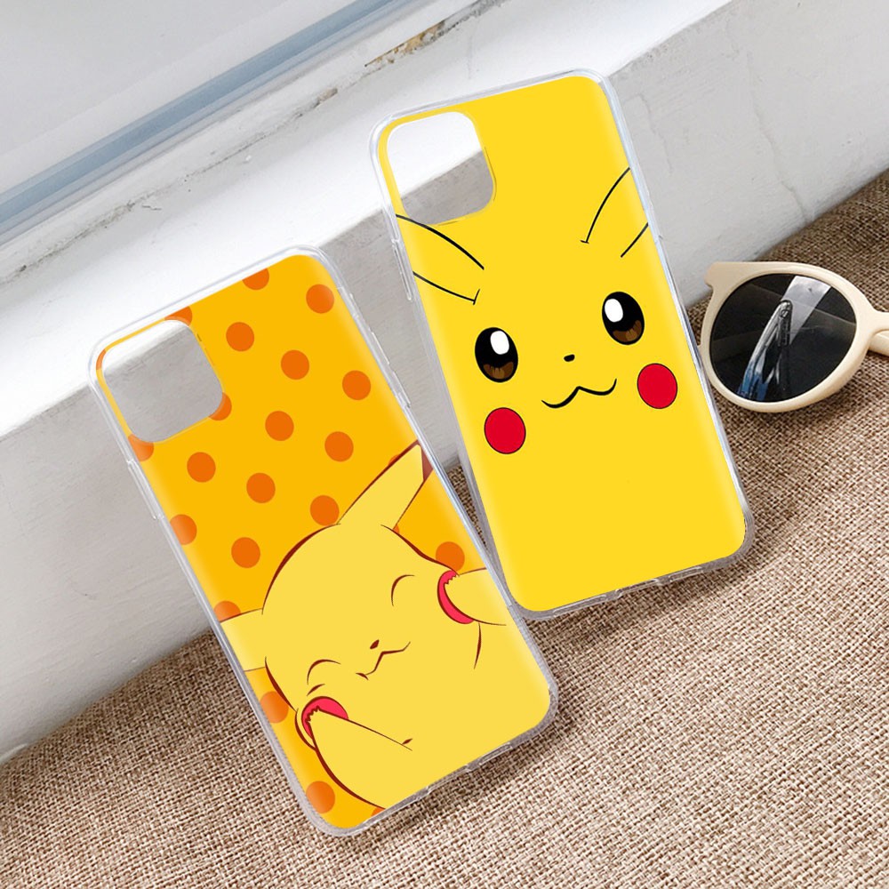 Ốp Điện Thoại Dẻo Trong Suốt Họa Tiết Hoạt Hình Pikachu Pokémon Dễ Thương Cho Motorola Moto G6 G7 G8 Power Play G9 Plus Gt239