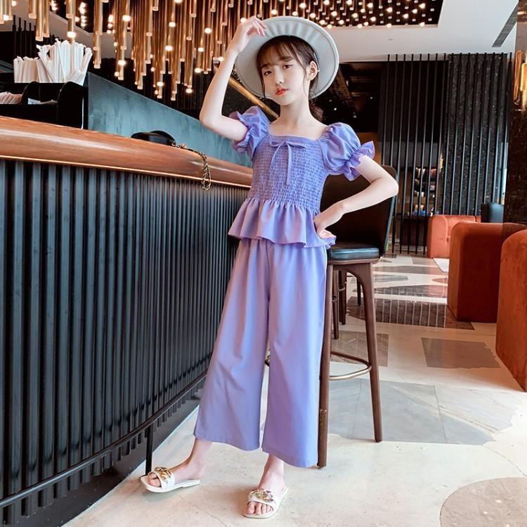 Set Đồ 2 Món Gồm Áo Tay Ngắn + Quần Dài Thời Trang Mùa Hè 2022 Mới 3-4 - 5-6 - 7-8 - 9-10 - 11-12 Tuổi
