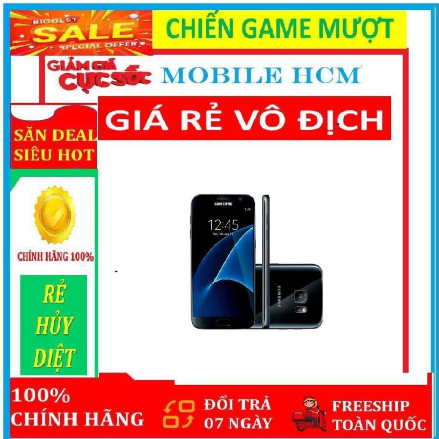 điện thoại Samsung Galaxy S7 ram 4G bộ nhớ 32g mới, CHÍNH HÃNG - chơi PUBG/Free Fire mượt ( màu đen ) | BigBuy360 - bigbuy360.vn