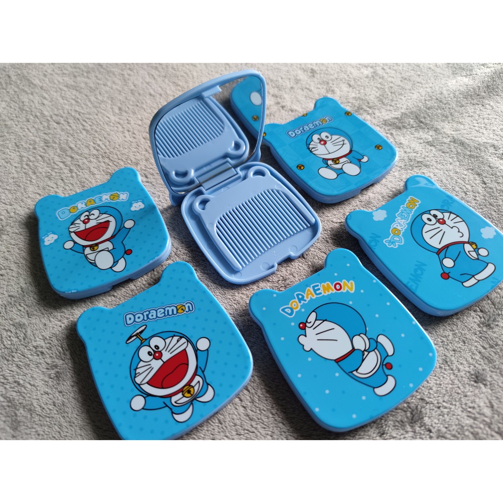 Bộ Gương Lược Cầm Tay Mini Dễ Thương Nhiều Mẫu Đa Dạng