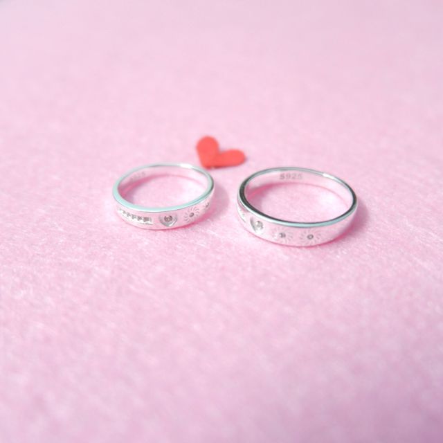 Nhẫn cặp bằng bạc