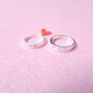 Nhẫn cặp bằng bạc