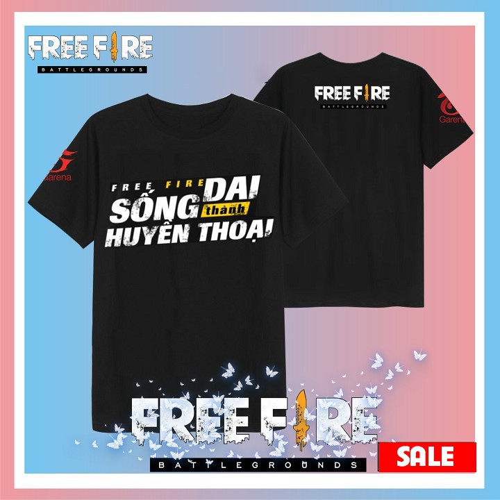 🔥HOT🔥 áo Free Fire in hình đẹp ⚡ FREESHIP ⚡Áo game Free Fire đẹp giá rẻ thời trang nam