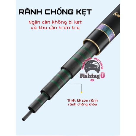 Cần câu đài 5h Biquan Tam Tinh Tú