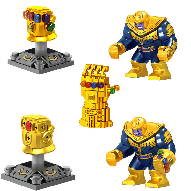 LEGO MARVEL Mô Hình Găng Tay Thanos Đồ Chơi Cho Bé