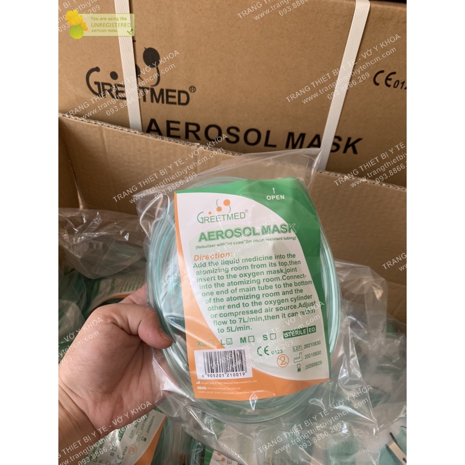Mask xông khí dung, mặt nạ xông khí dung, phụ kiện máy xong mũi họng