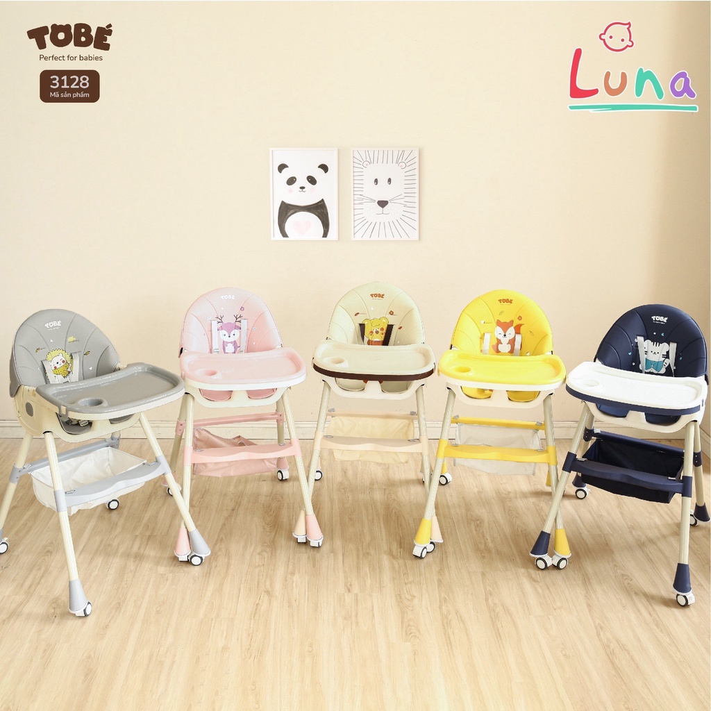 Ghế Ăn Dặm Ricard Pro Tobé Bản Ngả Cao Cấp Gập Gọn Cho Bé Từ 6 Tháng Lunakidsbaby