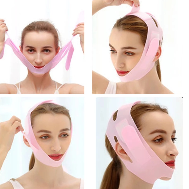 1 Đai Silicone Nano Nâng Cơ Mặt Tạo Cằm Chữ V Thon Gọn Chống Nếp Nhăn