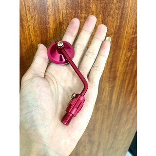 Gương Xe Máy mini Chân Nhôm Nhỏ Gọn Đường Kính 3cm Cực Đẹp