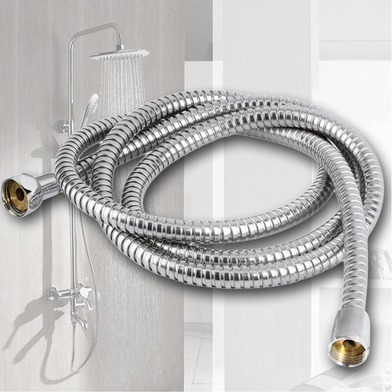 Dây ống đệm nối vòi hoa sen bằng thép không gỉ 1.5m 2m 3m linh hoạt tiện lợi cho nhà tắm