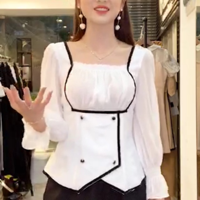 Áo kiểu Cchat