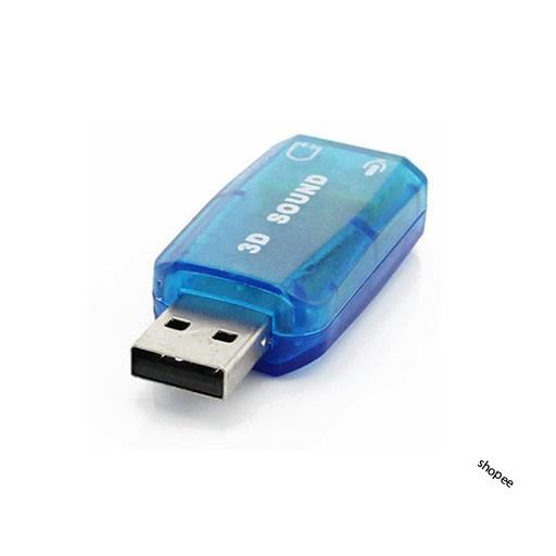 Usb 3D Sound 5.1 Tide tạo cổng Audio Và Microphone cho máy tính