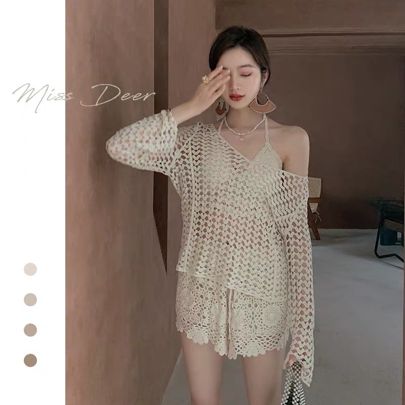 Set Bikini 3 món đi biển ( có tách set )