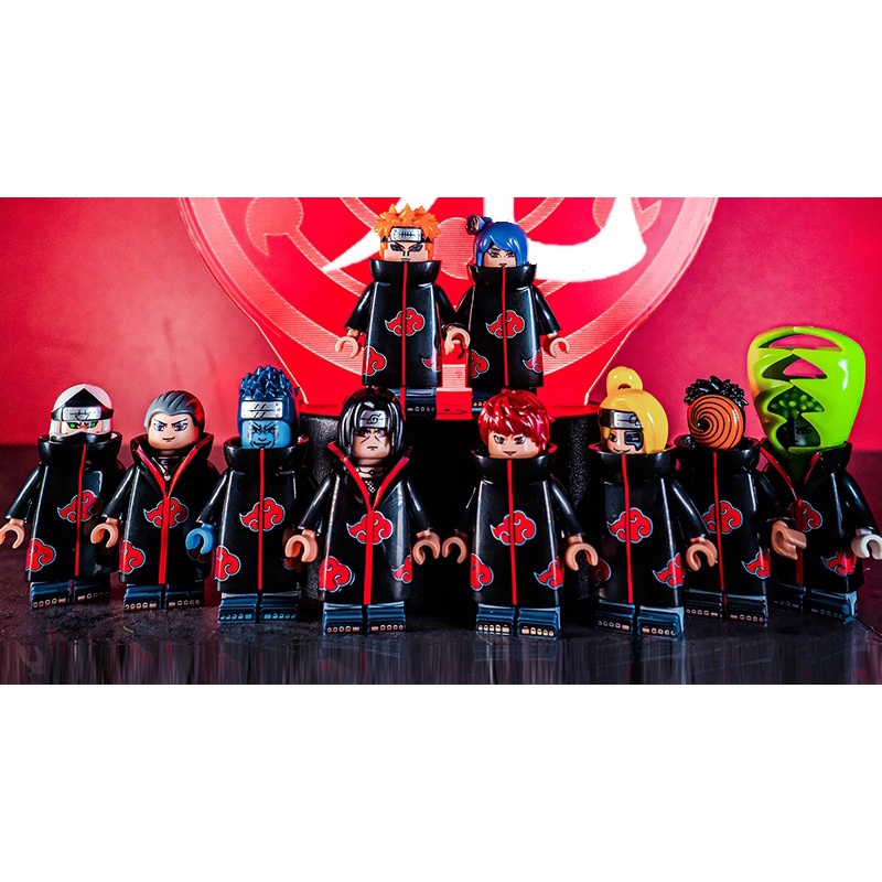 Lego Akatsuki bộ full nhân vật mini figure Naruto hàng đẹp