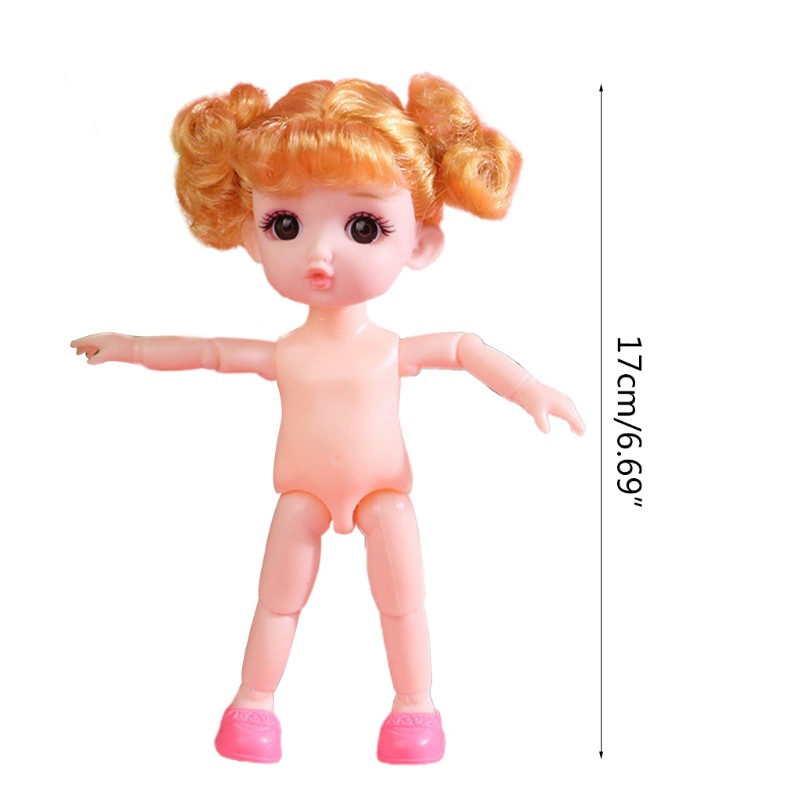 Búp bê nhân tạo có 13 khớp động 17cm kèm giày tùy chọn