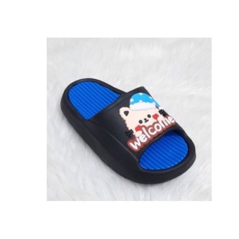 Dép siêu nhẹ Welcome hình thú cho bé 3-5 tuổi