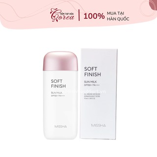 Kem chống nắng Missha Soft Finish Sun Milk SPF 50+ PA+++