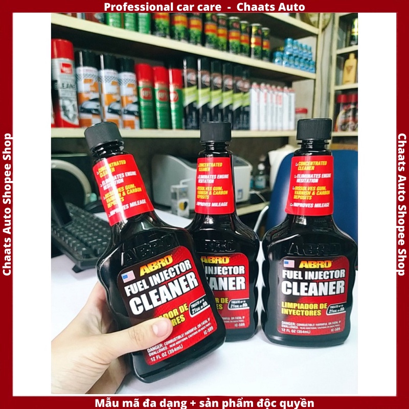 Xúc rửa kim phun 🔥  Freeship 🔥 Dung Dịch Làm Sạch Kim Phun Động Cơ Xăng - ABRO Fuel Injector Cleaner