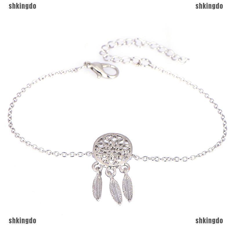 Vòng tay mặt phong cách Dreamcatcher phối tua rua thời trang