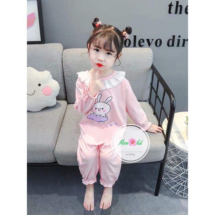 Bộ body jumsuit dài tay cho bé gái 3-13kg