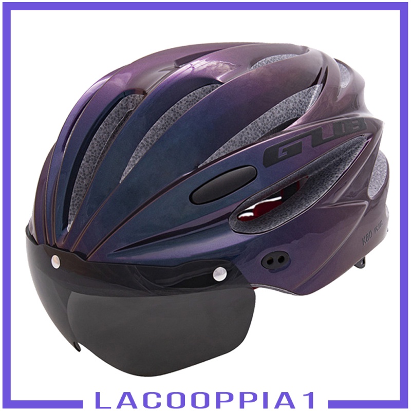 Mũ Bảo Hiểm Xe Đạp Siêu Nhẹ Màu Xám Có Thể Điều Chỉnh Cho Nam Nữ Lacoopppia1
