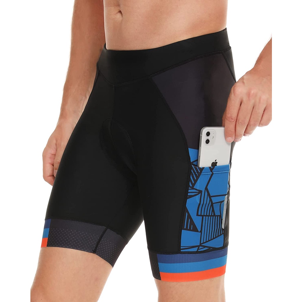 Quần Short Đạp Xe Có Đệm 2 Túi 20D Cho Nam