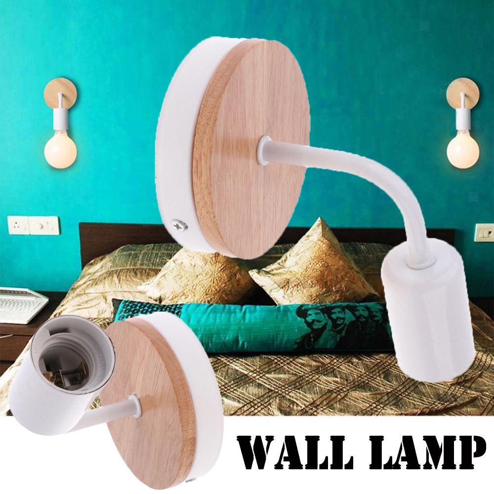 JANE Đế Đèn Gắn Tường Bằng Gỗ Thiết Kế Hiện Đại