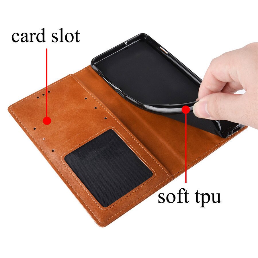 Samsung Galaxy M51 Luxury Retro Flip Book Business PU Leather Case Magnetic Flip Stand Wallet Cover