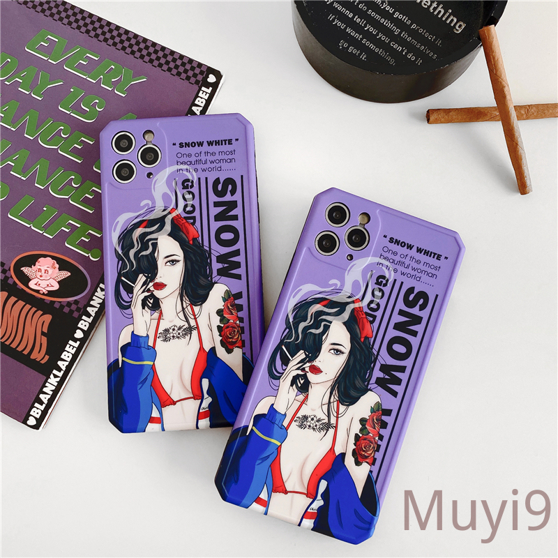 Ốp điện thoại mềm chống rơi vỡ họa tiết Inuyasha thời trang cá tính cho iPhone 12 11 PRO MAX X XS MAX XR 8/SE2 7plus