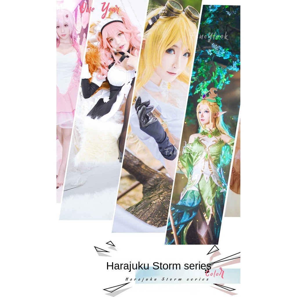 2 cái (1 cặp) Harajuku Storm Color Mỹ phẩm Kính áp tròng màu Anime Kính áp tròng cận cảnh Đường kính lớn hàng năm