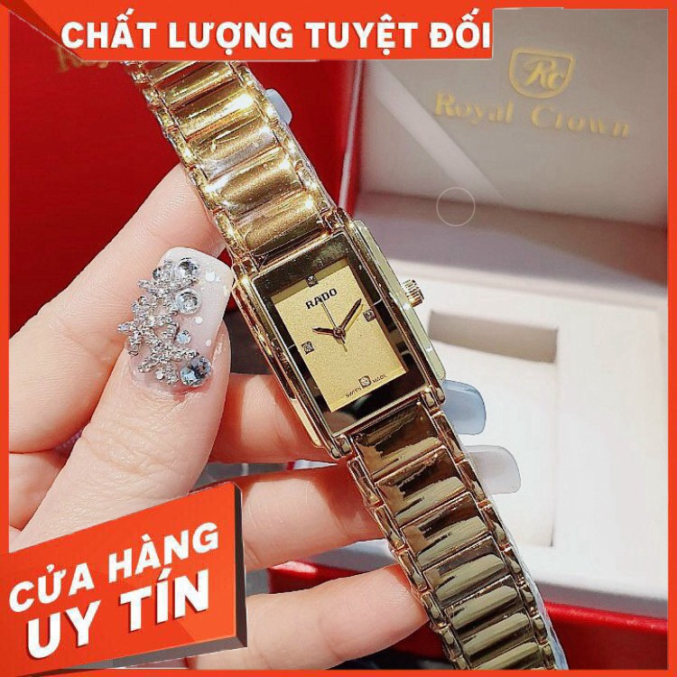 Đồng hồ nữ Rado dây thép không gỉ, bảo hành 12 tháng - Rado nữ
