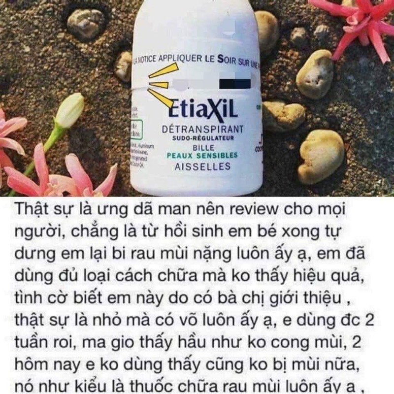 Lăn nách Etiaxil Pháp khử mùi hôi, thông thoáng số 1