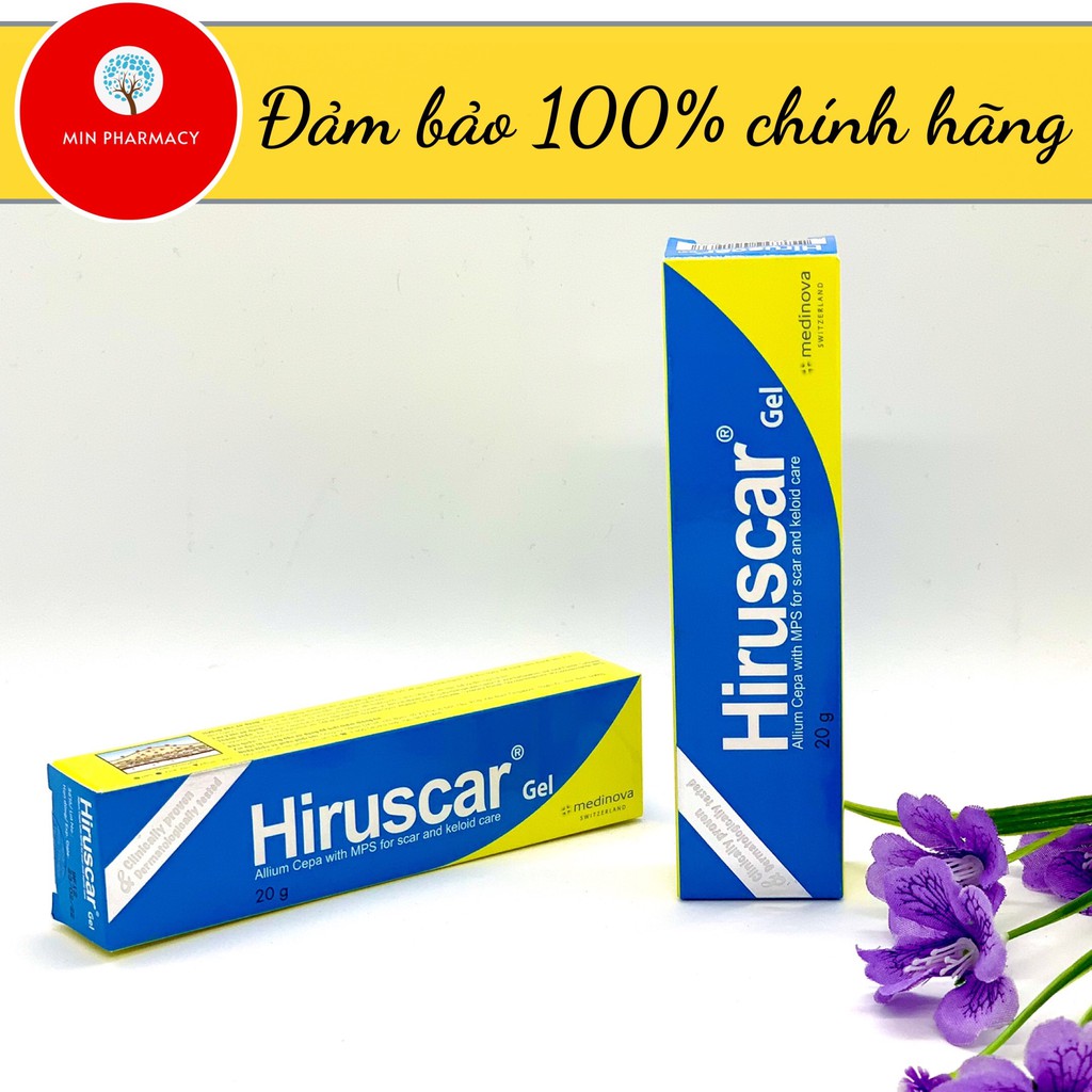 GEL HỖ TRỢ LÀM MỜ SẸO HIRUSCAR 20G- Minpharmacy