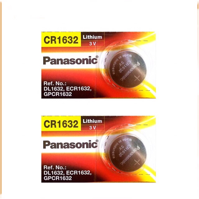 Combo 2 Viên Pin CR1632 Panasonic 3V Lithium Chính Hãng