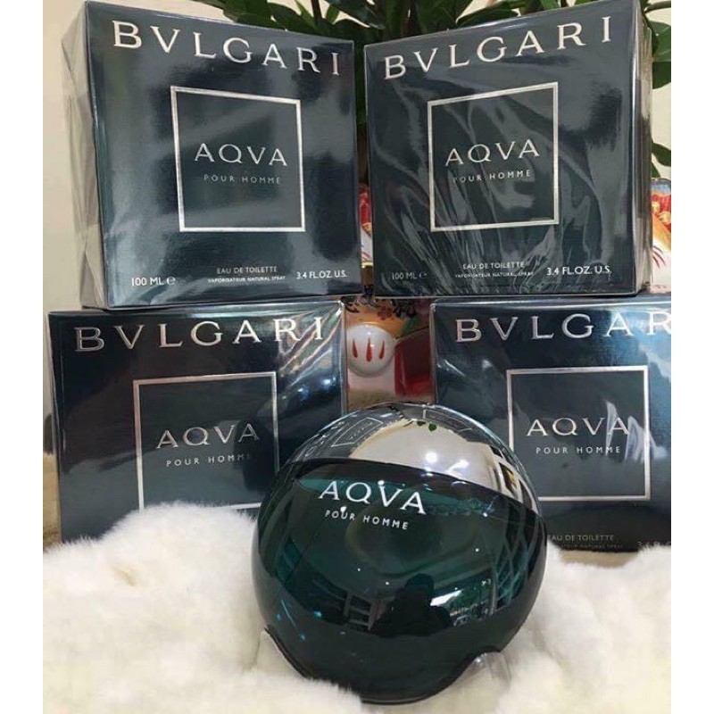 Nước hoa nam Bvlgari Aqva Pour Homme 100ML, Nước hoa BVL AQUA xanh lá