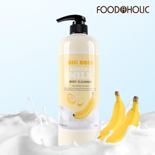 Sữa tắm hương chuối Foodaholic Big Boss Banana Milk Body Cleanser 1000ml