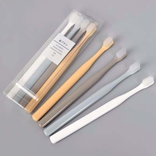Japanese style four toothbrush adult small head soft bristled toothbrush family pack cleaning care toothbrush