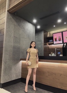 ĐẦM CỔ U HAI TÚI