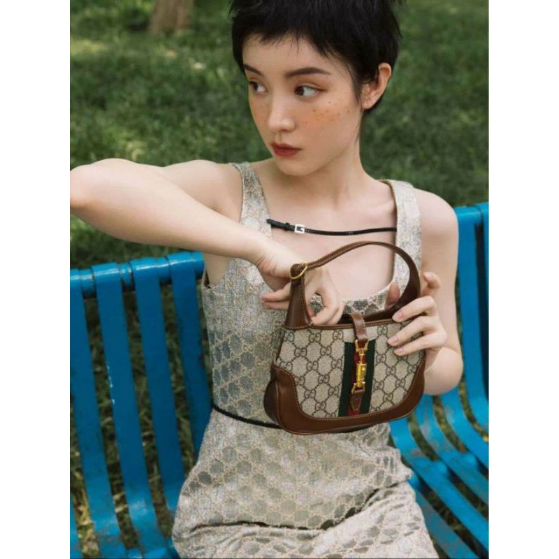 Túi xách kẹp nách size 18cm kèm dây đeo chéo fullbox