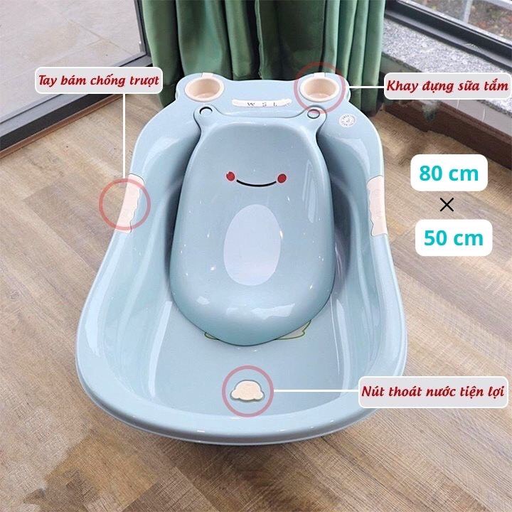 Chậu tắm em bé hình ếch Việt Nhật
