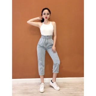 Quần baggy dây đai