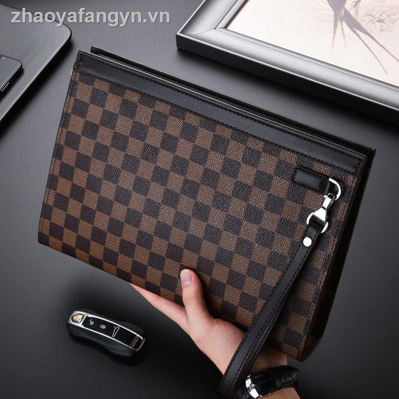 Ví nam cầm tay hàng quảng châu cao cấp chống nước, đựng vừa  ipad