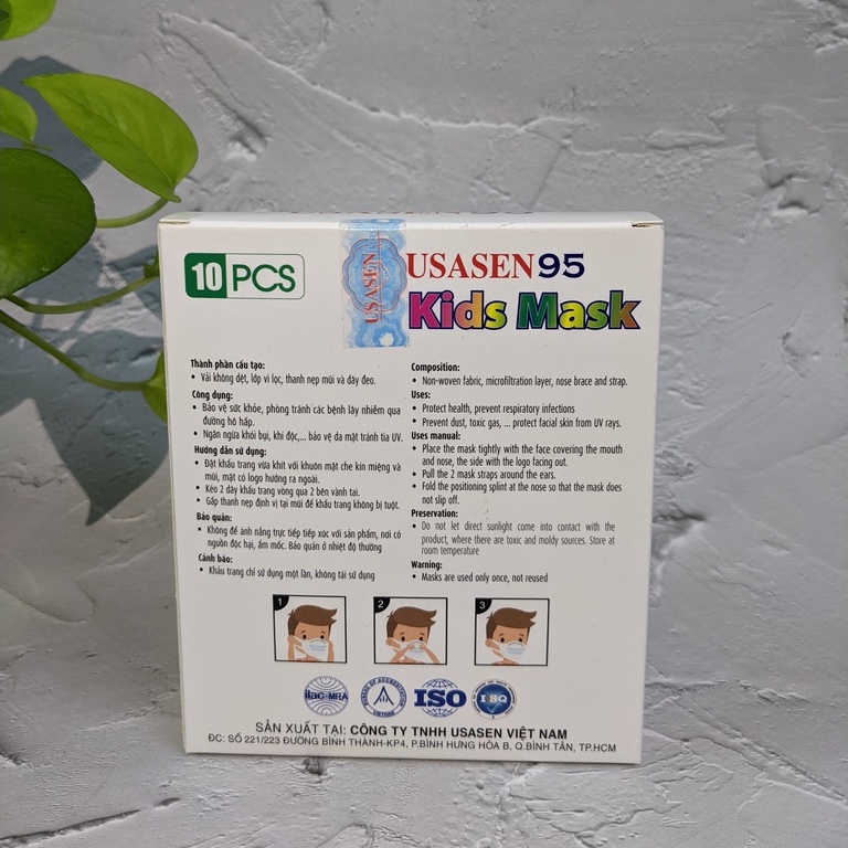 Khẩu Trang Trẻ Em Usasen 95 Kids Mask