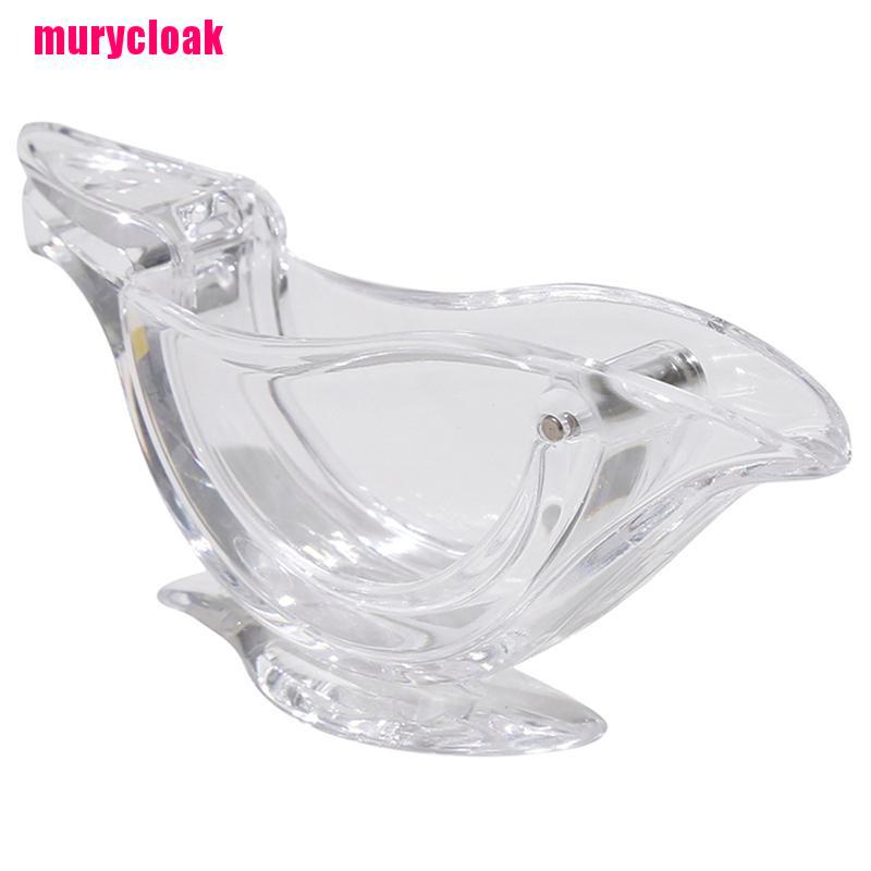 【mur】Acrylic Lemon Clip Transparent Fruit Juicer Home Kitchen Bar Gadget Boat Shape